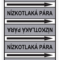 Značení potrubí, nízkotlaká pára